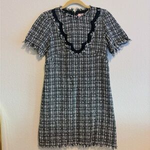 Kate Spade Black and White Tweed Dress